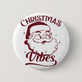 Kerstsfeer Vintage Design Ronde Button 5,7 Cm
