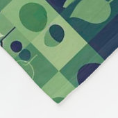 Kerstsfeerpatroon Fleece Deken (Hoek)