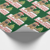 KerstShar Pei Cadeaupapier (Hoek)
