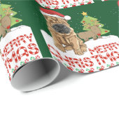 KerstShar Pei Cadeaupapier (Rol Hoek)