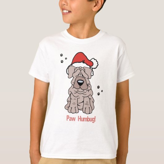 KerstSharpei Dog T-shirt (Voorkant)