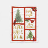 KerstSherpa Blanket Fleece Deken (Voorkant)