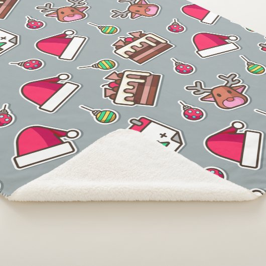 KerstSherpa Blanket Sherpa Deken (3/4)