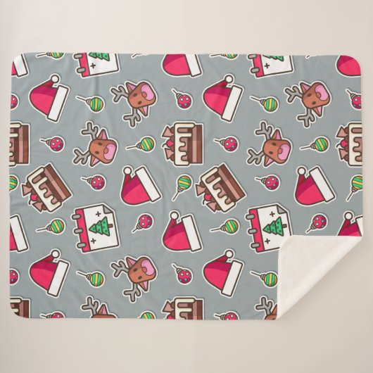 KerstSherpa Blanket Sherpa Deken (Voorkant (horizontaal))