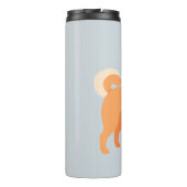 KerstShiba Inu Thermosbeker (Achterkant)