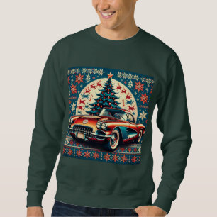 Kerstshirt Christmas Chevrolet Corvette 1957 Trui