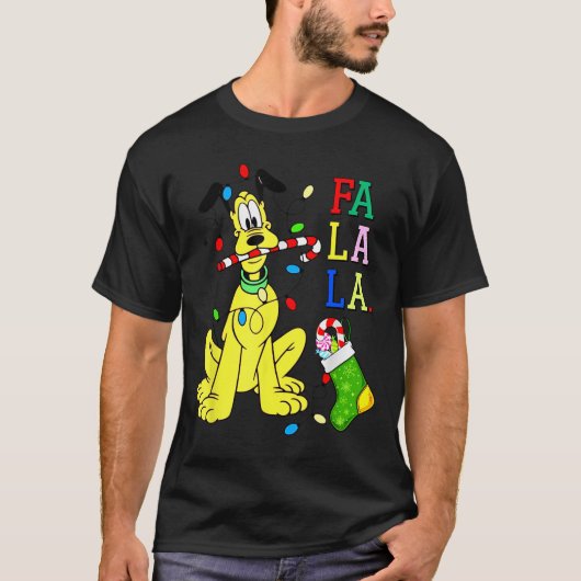Kerstshirt Cute La Fa Fa Swea  T-shirt (Voorkant)