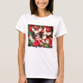 kerstshirt met Chihuahuas T-shirt (Voorkant)