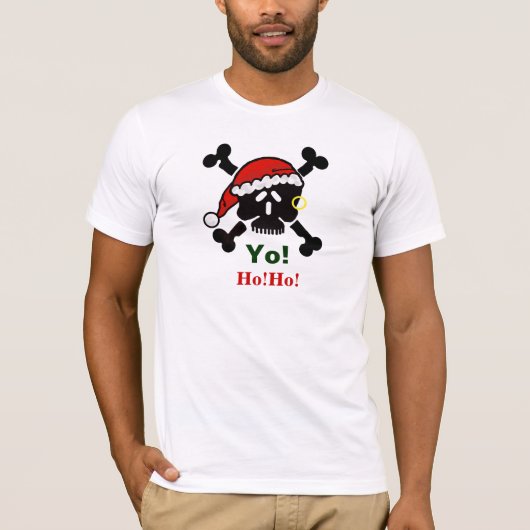 Kerstshirt met Kerstmis en Botten met kerstmis T-shirt (Voorkant)