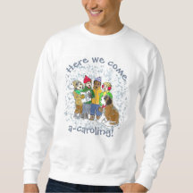 Kerstshirt met kinder en Sint-Bernard