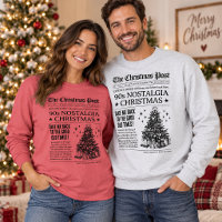 Kerstshirt met nostalgie uit de jaren 90, vintage