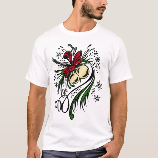 kerstshirt met Tattoo T-shirt (Voorkant)