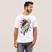 kerstshirt met Tattoo T-shirt (Voorkant volledig)