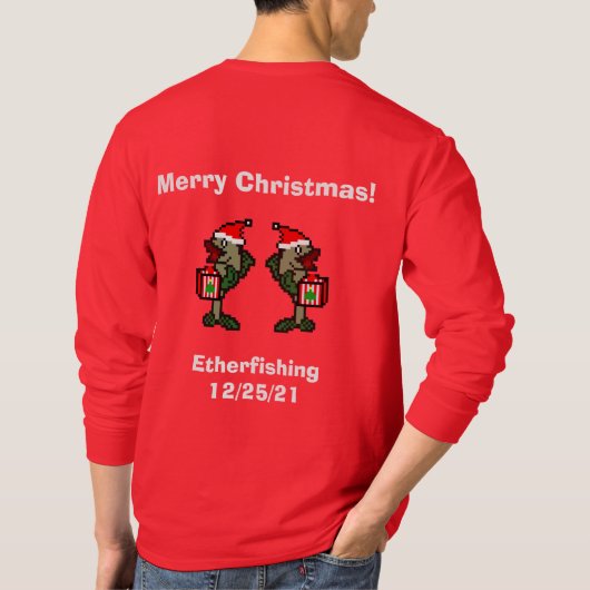 Kerstshirt T-shirt (Achterkant)