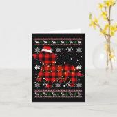 Kerstshirt voor Dachshund-liefhebber Geschenk Sint Kaart (Gele Bloem)