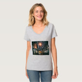 Kerstshirt voor dames t-shirt (Voorkant volledig)