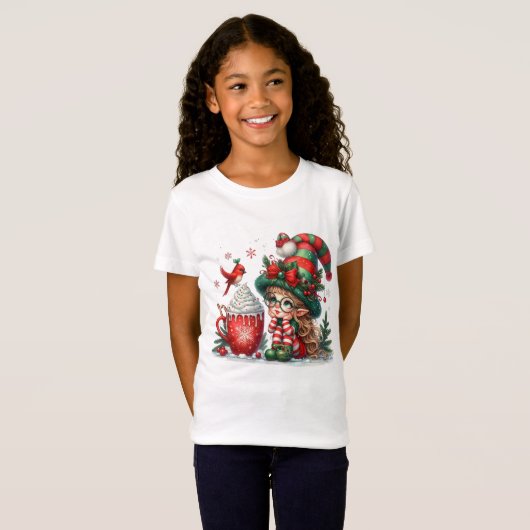 Kerstshirt voor dochter t-shirt (Voorkant volledig)