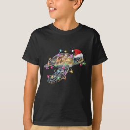 kerstshirt voor kersttasschildpad voor kerstmis va t-shirt