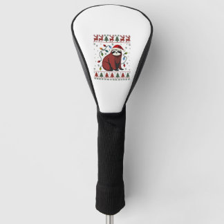 Kerstshirt voor luiaardliefhebber cadeau Sinterkla Golfheadcover