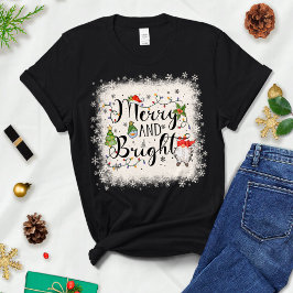 kerstShirten, kerstT-shirt, vrolijk en helder T-shirt