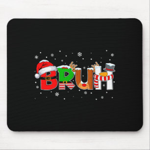 Kerstshirts voor kinderen jongens Bruh grappige ui Muismat
