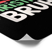 Kerstshirts voor kinderen jongens vrouwen Prettig  Poster (Hoek)