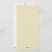 Kerstshoppen met de Portugese Haan Feestdagenkaart (Achterkant)