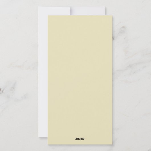 Kerstshoppen met de Portugese Haan Feestdagenkaart (Achterkant)