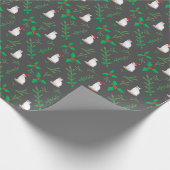 KerstSiamese kerstkerstkerstkerstkerstmankers Cadeaupapier (Hoek)