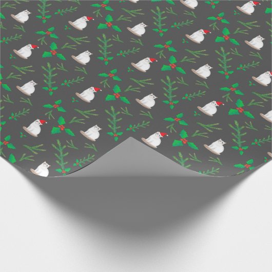 KerstSiamese kerstkerstkerstkerstkerstmankers Cadeaupapier (Hoek)