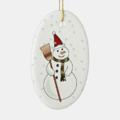 kerstsier keramisch ornament (Rechts)