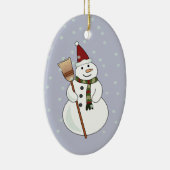 kerstsier keramisch ornament (Rechts)