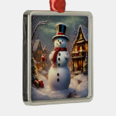 kerstsier metalen ornament (Rechts)