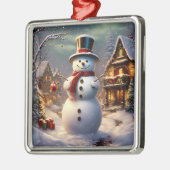 kerstsier metalen ornament (Links)