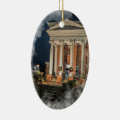 kerstsieraad Carnegie Hall Lewisburg,WV Keramisch Ornament (Rechts)