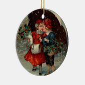 Kerstsieraad, Ellen Clapsaddle Keramisch Ornament (Rechts)