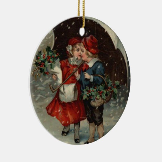 Kerstsieraad,  Ellen Clapsaddle Keramisch Ornament (Rechts)