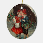 Kerstsieraad, Ellen Clapsaddle Keramisch Ornament (Links)