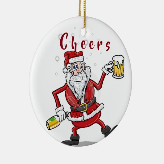 ** KERSTSIERAAD GEVULD MET KERSTMIS ** KERSTSIERAA KERAMISCH ORNAMENT (Rechts)