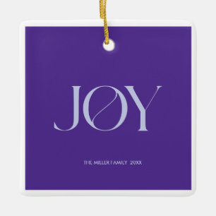 Kerstsieraad Joy Gepersonaliseerd Keramisch Ornament