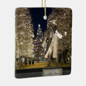 Kerstsieraad/keramiek. Quincy Center Keramisch Ornament (Rechts)