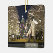 Kerstsieraad/keramiek. Quincy Center Keramisch Ornament (Links)