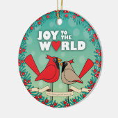 kerstsieraad keramisch ornament (Links)