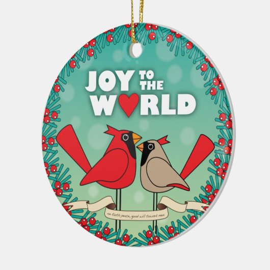 kerstsieraad keramisch ornament (Links)