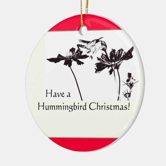 Kerstsieraad voor mensvogels keramisch ornament (Links)