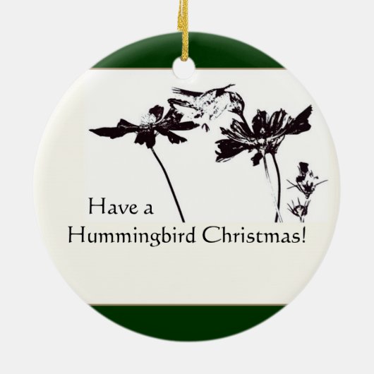 Kerstsieraad voor mensvogels keramisch ornament (Achterkant)