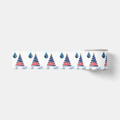 Kerstsieraar lint, Prettig kerstfeest Grosgrain Lint (Voorkant)