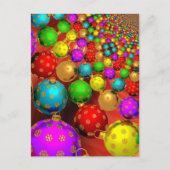 kerstsieraarster feestdagenkaart (Voorkant)