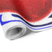 Kerstsieraden en lint - cadeaupapier (Rol Hoek)