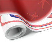 Kerstsieraden en lint - cadeaupapier (Rol Hoek)